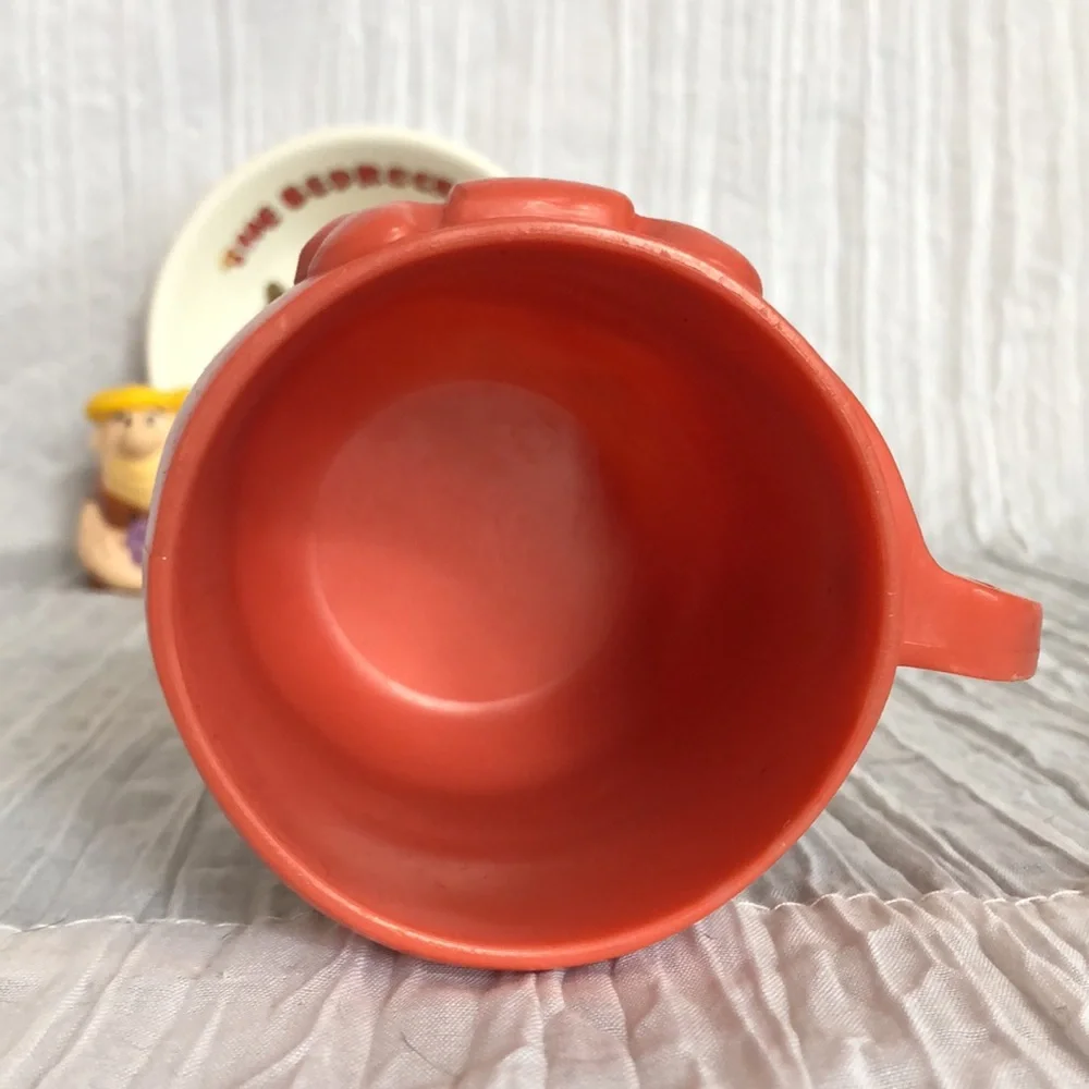 Vintage Flintstones Pebbles plastic cup & bowl & Barney & Dino water squirters - Picture 3 of 16